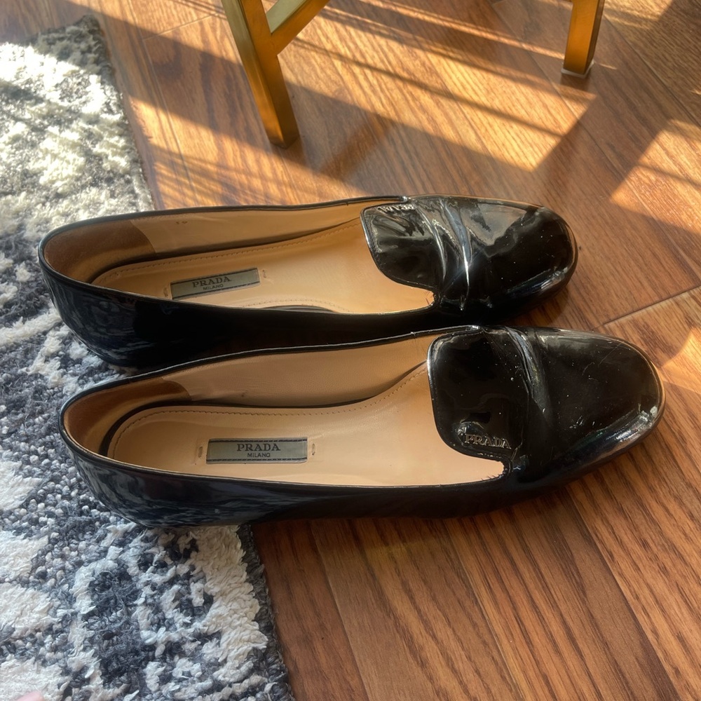 Prada women loafers 39